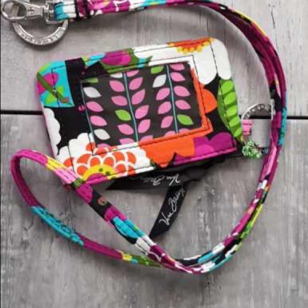 Vera Bradley retired pattern va va bloom lanyard